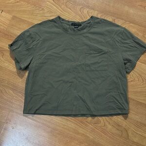 Sanctuary cropped box tee size large